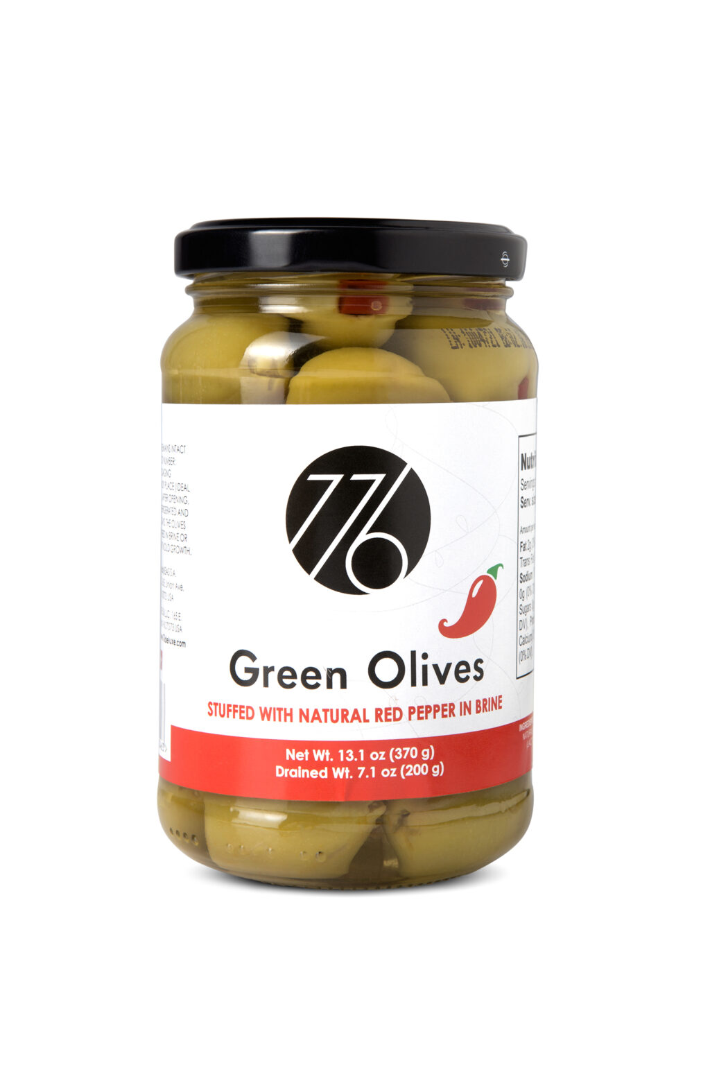 Green Olives Stuffed with Almond in Brine 776 Deluxe